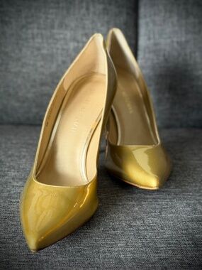 Stuart Weitzman | Heist Gilt Bullion | size 12 | 105mm / 4.25 heel